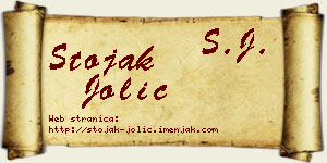 Stojak Jolić vizit kartica